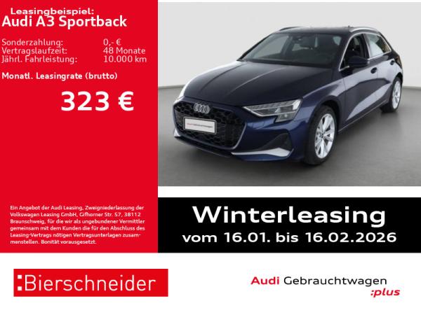Audi A3 Sportback 30 TFSI advanced 17 LED ACC CAM NAVI