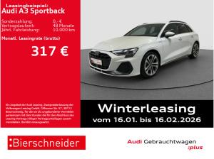 Audi A3 Sportback 30 TFSI *8-fach bereift* S-Line AHK LED HuD SONOS CAM