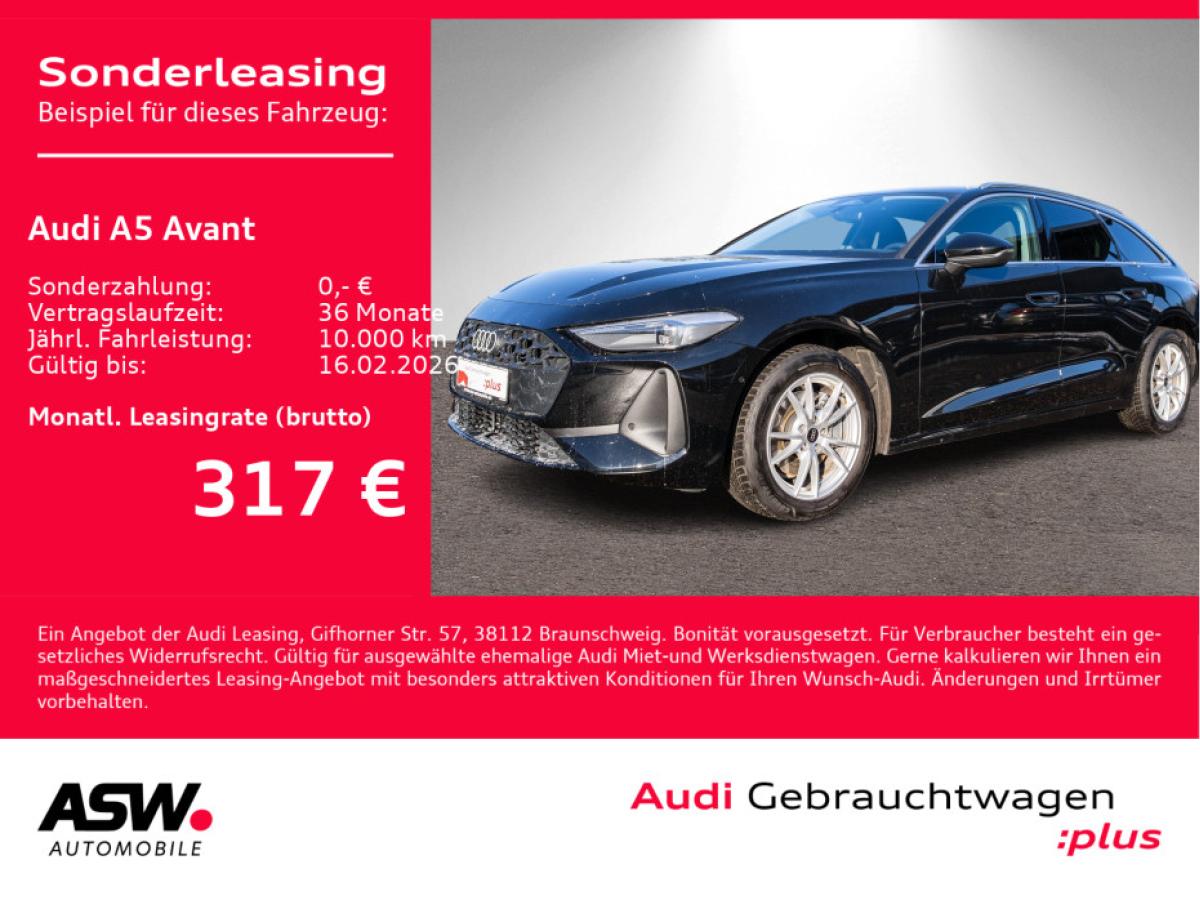Audi A5 Avant TFSI Stronic NAVI LED AHK ACC RFK SHZ// Sofort verfügbar!!!