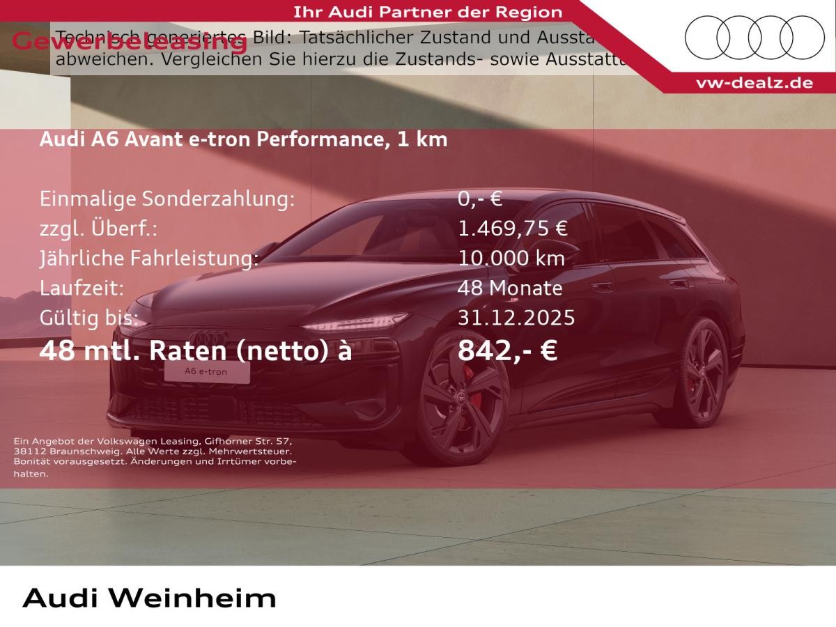 Audi A6 e-tron A6 Avant e-tron performance Klima AHK LED DAB