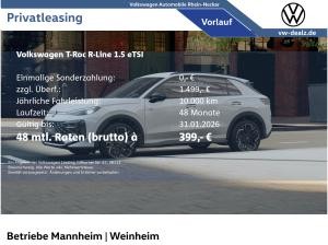 Volkswagen T-Roc R-Line 1.5 eTSI DSG LED NAVI Winterräder