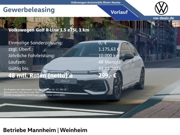 Volkswagen Golf R-Line 1.5 eTSI DSG NAVI AHK Winterräder