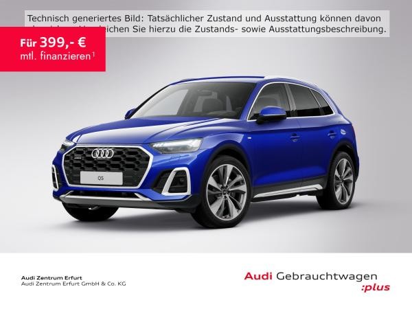 Audi Q5 55 TFSI e quattro S-tronic S line Matrix Luftfahrwerk Matrix AHK HuD ACC Totwinkel Nappa