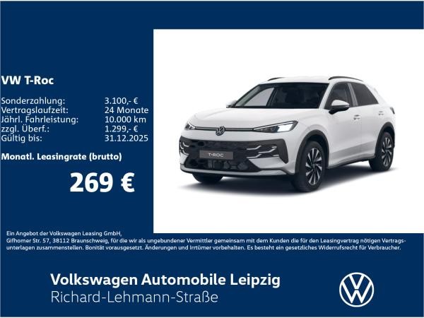 Volkswagen T-Roc Life 1.5 l eTSI DSG*CLIMA*NAVI*GJR