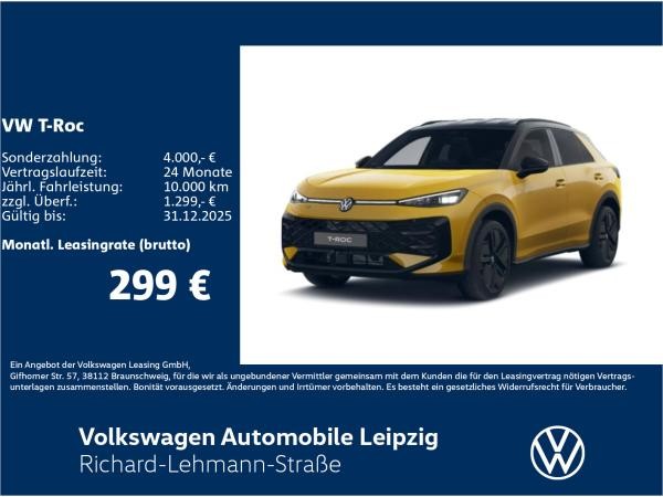 Volkswagen T-Roc R-Line 1.5 l eTSI DSG*NAVI*WR