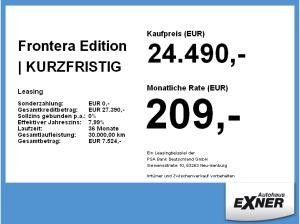 Opel Frontera Edition | KURZFRISTIG VERFÜGBAR | Gewerbe