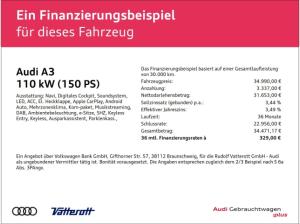 Audi A3 Sportback 35 TDI S line Navi ACC CarPlay Winterleasing