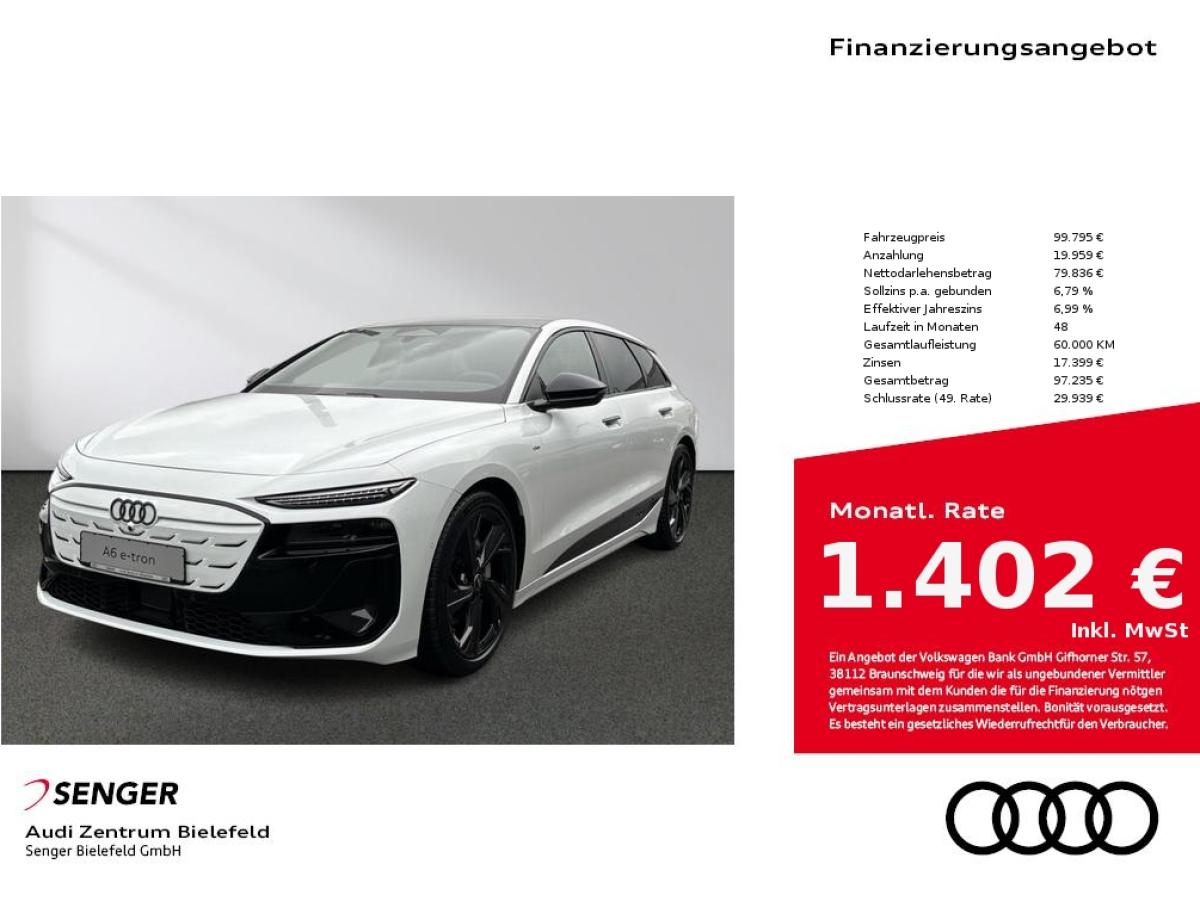 Audi A6 e-tron Avant performance Digitales Cockpit