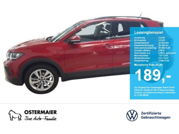 Volkswagen T-Cross LIFE 1.0TSI ACC.5J-G.KAMERA.VIRTUAL.LED.APP-C.SHZ.DAB+.USB