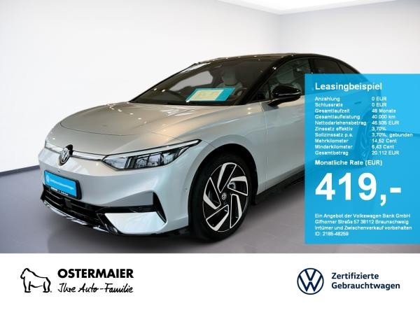 Volkswagen ID.7 PRO NP.71T ACC.5J-G.WÄRMEPUMPE.AHK.AREA-VIEW.NAVI+VC.HARMAN.HUD