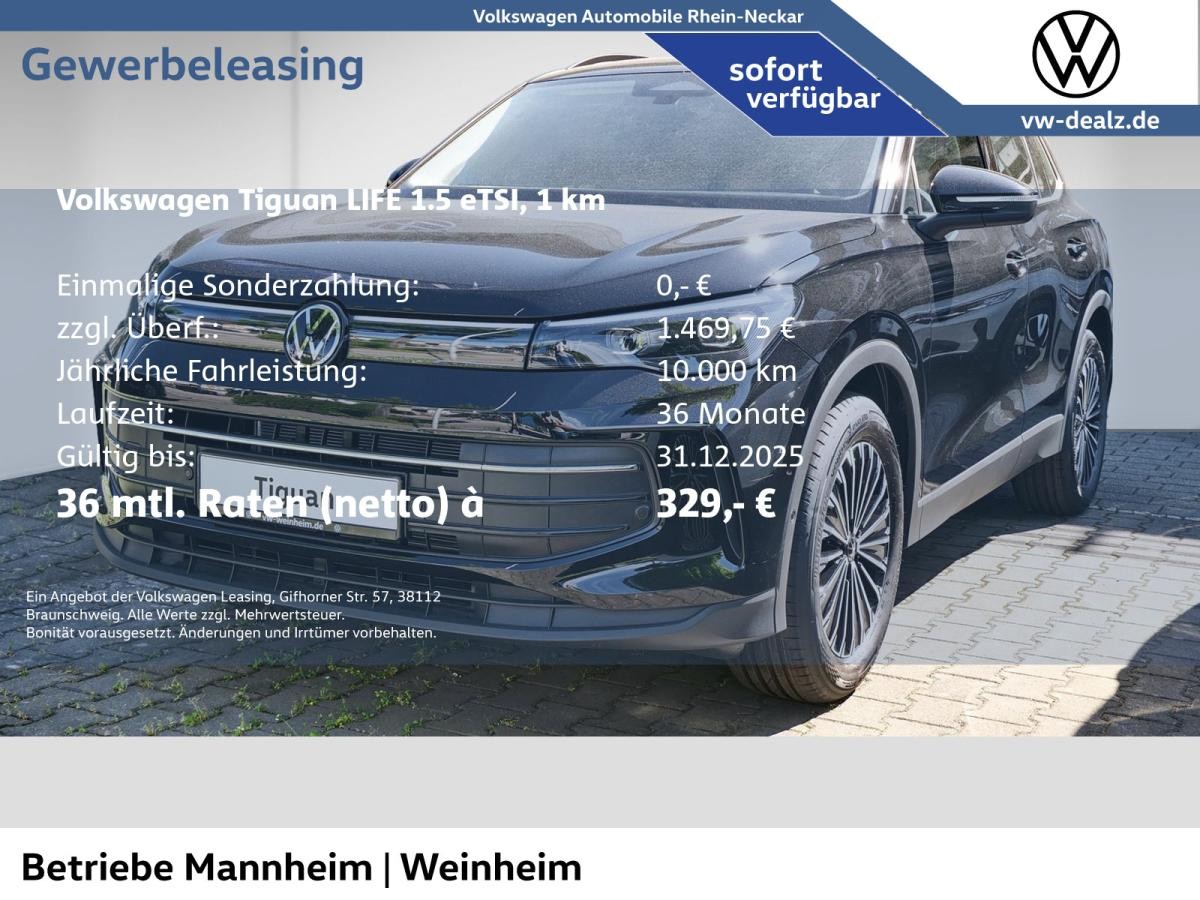 Volkswagen Tiguan Life 1.5 eTSI OPF DSG AHK LED Klima