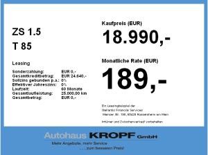 MG ZS 1.5 T Comfort Navi Rückfahrkamera