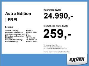 Opel Astra Edition | FREI KONFIGURIERBAR | Gewerbe