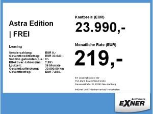 Opel Astra Edition | FREI KONFIGURIERBAR | Gewerbe
