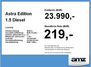Opel Astra Edition 1.5 Diesel **Gewerbehammer**