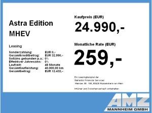 Opel Astra Edition MHEV **Gewerbehammer**