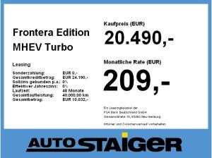 Opel Frontera Edition MHEV **Gewerbehammer**