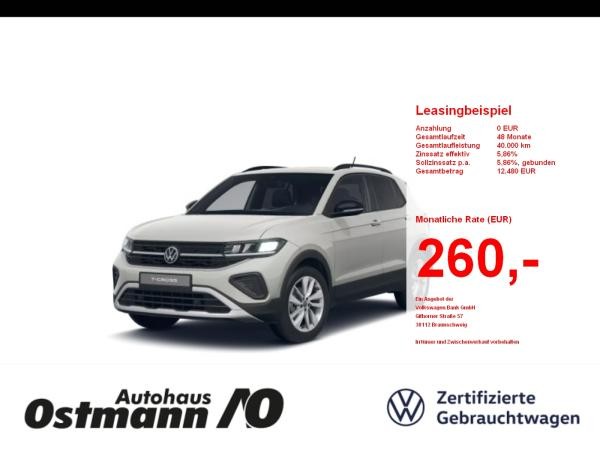 Volkswagen T-Cross 1.0 TSI Goal AHK ACC FLA LED SHZ