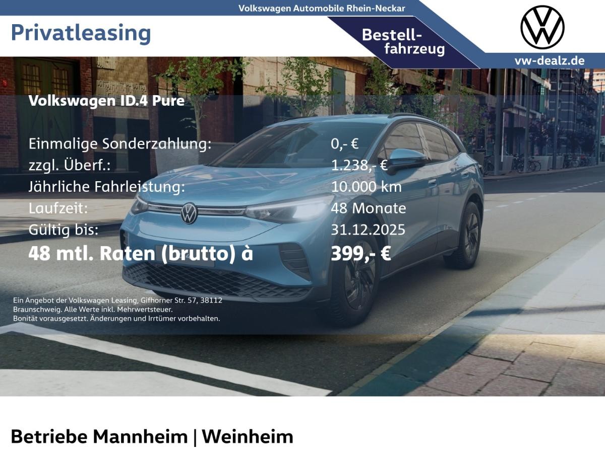 Volkswagen ID.4 Pure Climatronic ACC DAB LED Lane-Assist