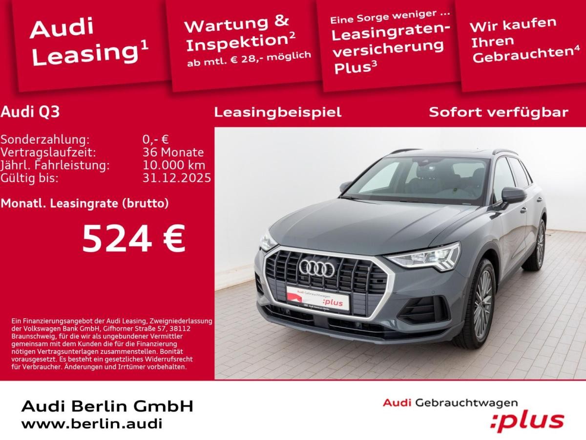 Audi Q3 35 TFSI S tr. VIRTUAL PDC RFK NAVI LED PANO