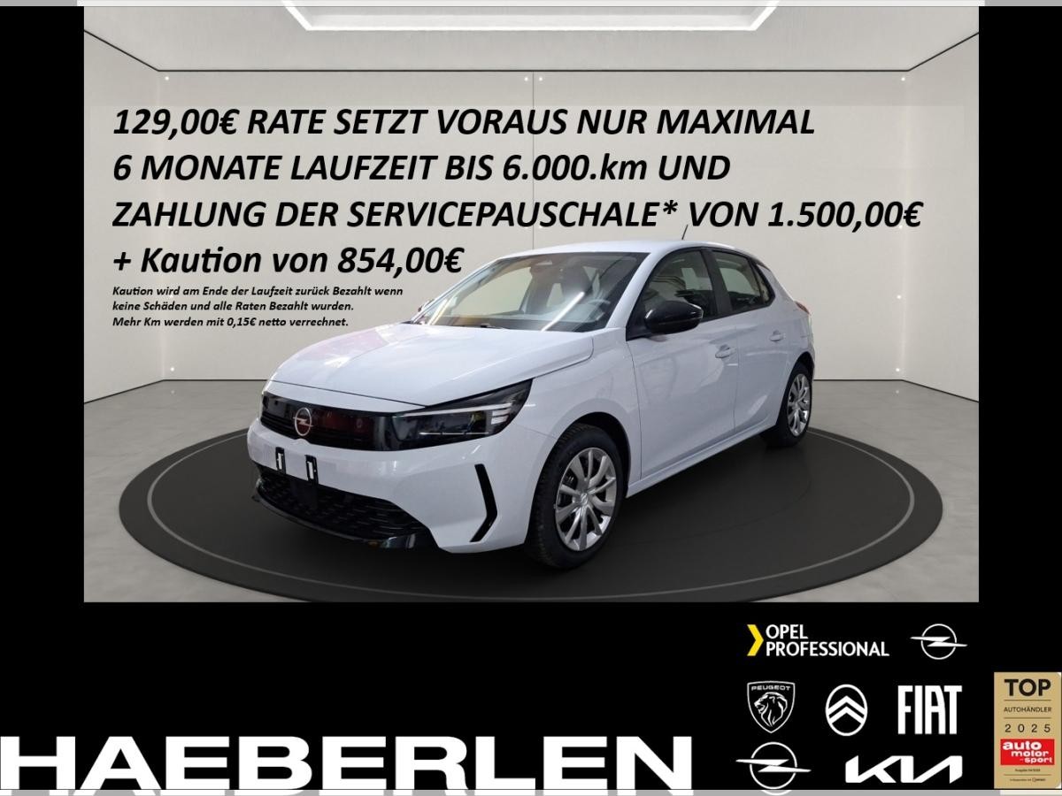 Opel Corsa Kleine Rate durch Anzahlung* ! + Kaution 854,-€ *Servicepauschale von 1.500 euro max 6 Monate Laufz