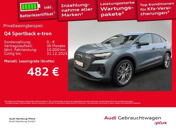 Audi Q4 e-tron Q4 Sportback e-tron 45 S line Waermepumpe