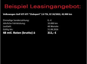 Volkswagen Golf GTI Clubsport VIII 2.0TSI DSG BlackStyle