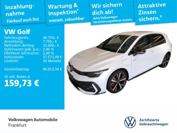 Volkswagen Golf VIII 1.5 TSI DSG eHybrid GTE Black Style Leder AHK 18"Alu Navi IQ.Light DCC DAB+ FrontAssist