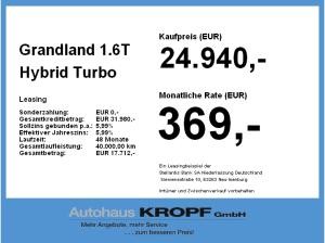 Opel Grandland 1.6T Hybrid Fin. ab 2,99 % Navi