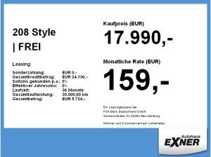 Peugeot 208 Style | FREI KONFIGURIERBAR | Gewerbe