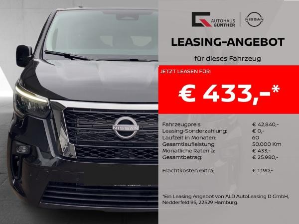 Nissan Primastar Kombi9 TEKNA Autom.170PS Winter/Design/2ST/HK/L1H1