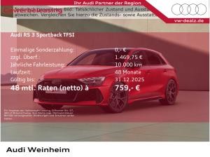 Audi RS3 RS 3 Sportback S tronic NAVI Pano HeadUp LED USB