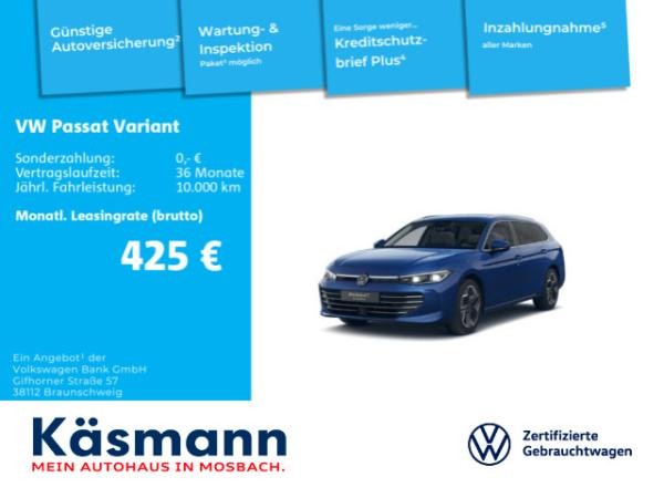 Volkswagen Passat Variant Elegance 1.5 eHybrid 272PS AHK HUD KAM INKL WINTERRÄDER + GARANTIE