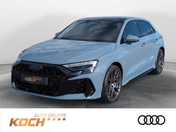 Audi RS3 RS 3 Sportback RS-Exterieurpaket, 280 km/h, RS-Schalensitze, Panoramad., Assistenz-Paket, Sport-Abga