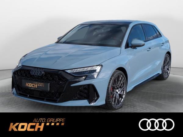Audi RS3 RS 3 Sportback RS-Exterieurpaket, 280 km/h, RS-Schalensitze, Panoramad., Assistenz-Paket, Sport-Abga