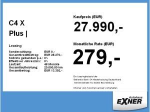 Citroën C4 X Plus | FREI KONFIGURIERBAR | Privat