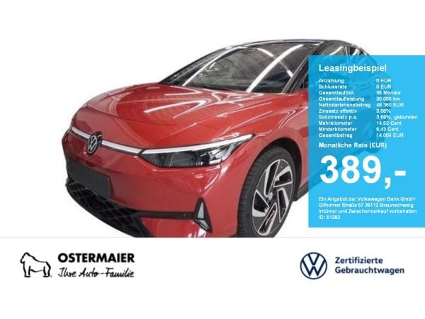 Volkswagen ID.7 GTX 4M NP.76T ACC.5J-G.WÄRMEPUMPE.AHK.AREA-VIEW.NAVI.HUD.LED.LKRD-HZ