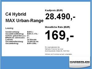Citroën C4 Hybrid MAX **SONDERANGEBOT**