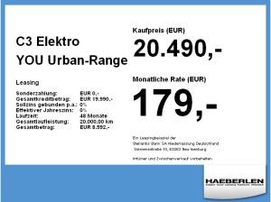 Citroën C3 Elektro YOU Urban-Range || BESTELLER ||