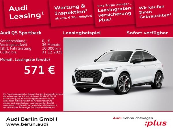 Audi Q5 Sportback TFSI e S line 55 e qu. S tr.