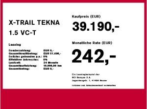 Nissan X-Trail X-TRAIL TEKNA 1.5 VC-T MHEV 4x2 WKR inkl.