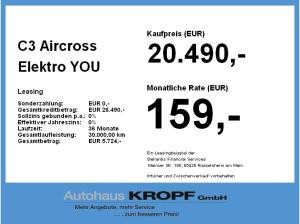Citroën C3 Aircross Elektro YOU **Gewerbeangebot**