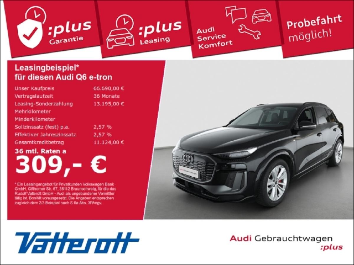 Audi Q6 e-tron performance Pano Luftfed. HUD AHK