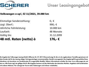 Volkswagen up! e-up! *Active* SHZ R-Kamera Climatronic