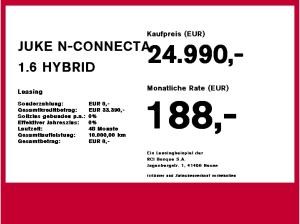 Nissan Juke JUKE N-CONNECTA 1.6 HYBRID 4AMT Winterkompletträder auf Alu incl.!!