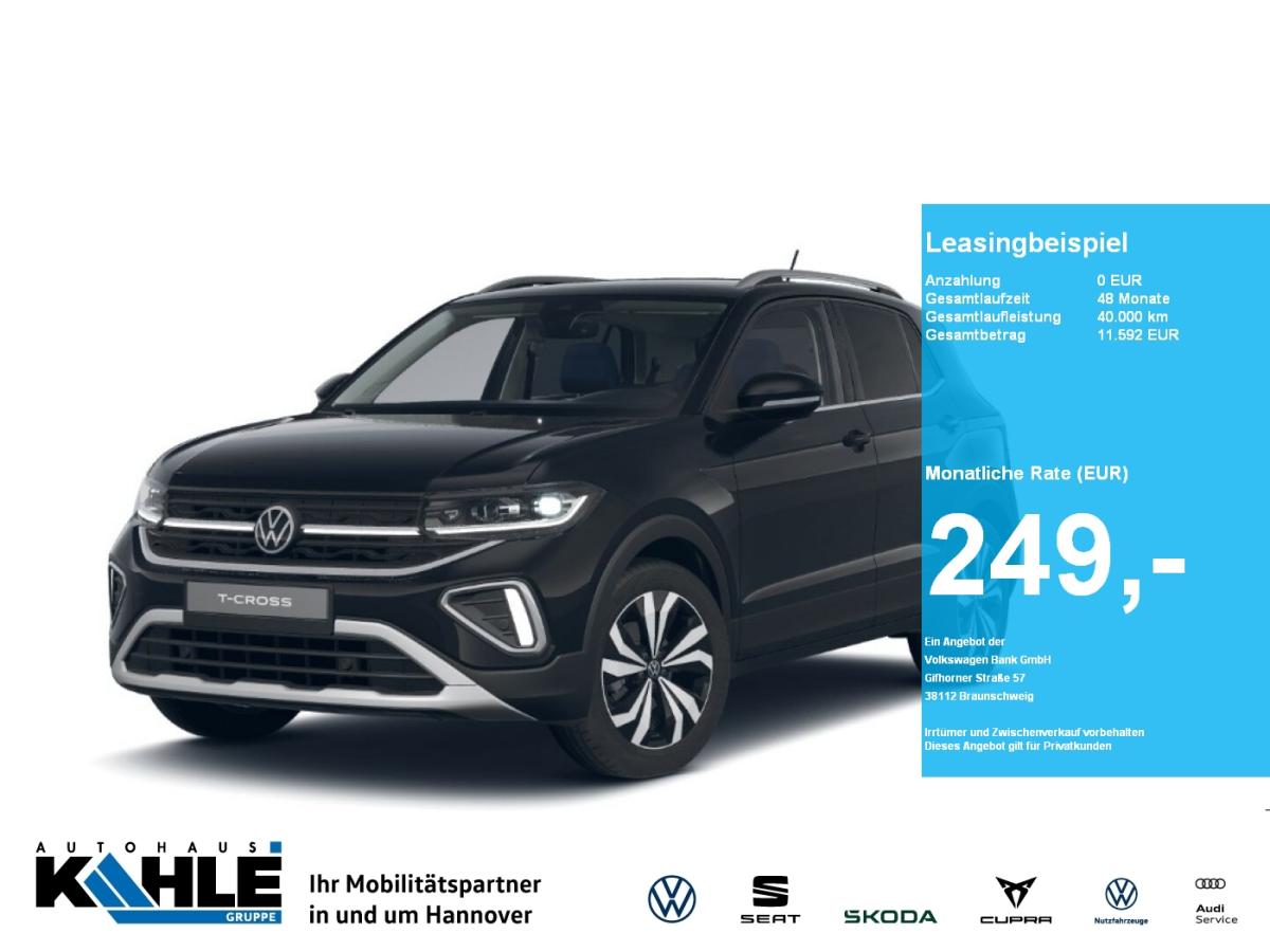 Volkswagen T-Cross 1.0 TSI DSG Style AHK Travel&Comfort GJR