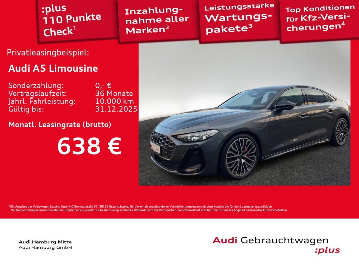 Audi A5 Limousine TFSI quattro S tronic Pano Standhzg B&O