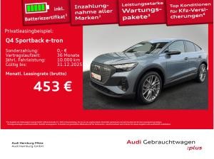 Audi Q4 e-tron Q4 Sportback e-tron 45 S line Waermepumpe