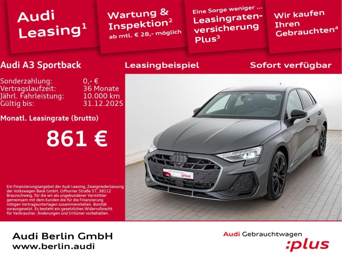 Audi A3 Sportback S line TFSI e S tronic
