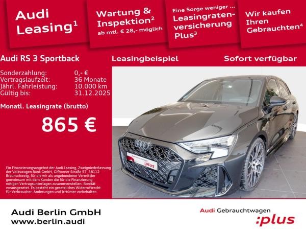 Audi RS3 RS 3 Sportback S tronic
